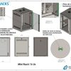 Detalhamento Mini Rack 16Us - GP Racks