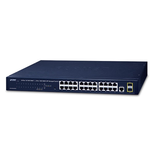 Switch 24-Portas 101001000T + 2-Port 1001000X SFP Managed